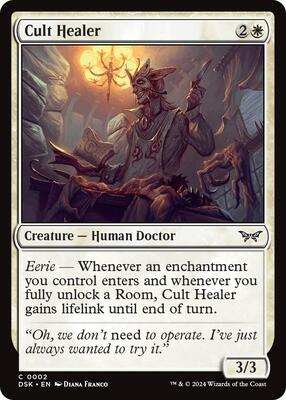 Magic: The Gathering - Duskmourn: House of Horror - Cult Healer - Normal