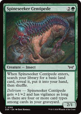 Magic: The Gathering - Duskmourn: House of Horror - Spineseeker Centipede - Normal
