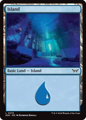 Magic: The Gathering - Duskmourn: House of Horror - Island (0279) - Normal