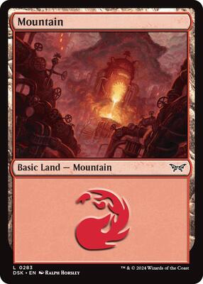 Magic: The Gathering - Duskmourn: House of Horror - Mountain (0283) - Normal