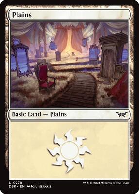Magic: The Gathering - Duskmourn: House of Horror - Plains (0278) - Foil