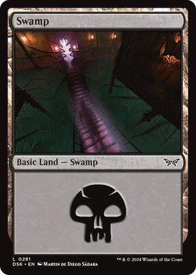 Magic: The Gathering - Duskmourn: House of Horror - Swamp (0281) - Normal