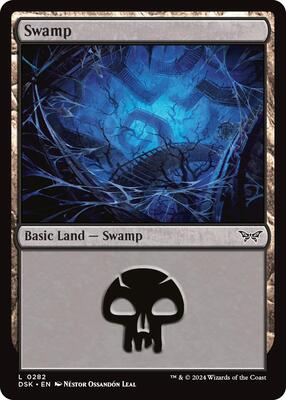 Magic: The Gathering - Duskmourn: House of Horror - Swamp (0282) - Foil