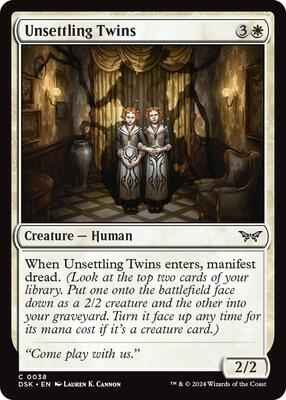Magic: The Gathering - Duskmourn: House of Horror - Unsettling Twins - 38 - Normal