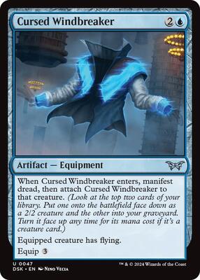 Magic: The Gathering - Duskmourn: House of Horror - Cursed Windbreaker - Normal