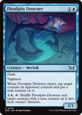 Magic: The Gathering - Duskmourn: House of Horror - Floodpits Drowner - Normal