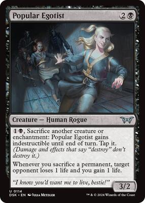 Magic: The Gathering - Duskmourn: House of Horror - Popular Egotist - Normal