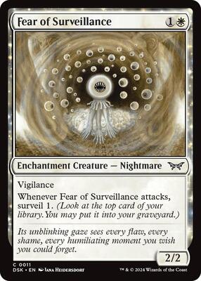 Magic: The Gathering - Duskmourn: House of Horror - Fear of Surveillance - Normal
