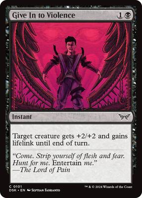 Magic: The Gathering - Duskmourn: House of Horror - Give In to Violence - Normal