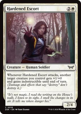 Magic: The Gathering - Duskmourn: House of Horror - Hardened Escort - Normal