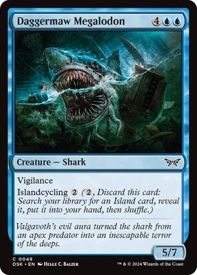 Magic: The Gathering - Duskmourn: House of Horror - Daggermaw Megalodon - Foil
