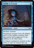 Magic: The Gathering - Duskmourn: House of Horror - Unable to Scream - Normal