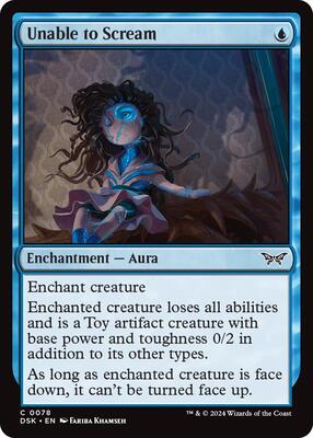 Magic: The Gathering - Duskmourn: House of Horror - Unable to Scream - Normal