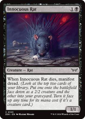 Magic: The Gathering - Duskmourn: House of Horror - Innocuous Rat - Foil