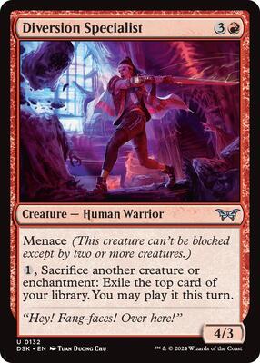 Magic: The Gathering - Duskmourn: House of Horror - Diversion Specialist - Foil