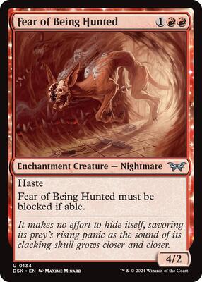 Magic: The Gathering - Duskmourn: House of Horror - Fear of Being Hunted - Foil