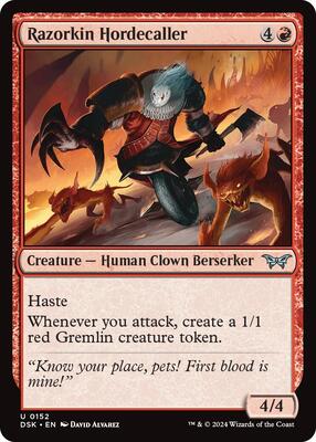 Magic: The Gathering - Duskmourn: House of Horror - Razorkin Hordecaller - Normal