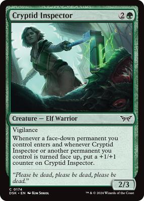 Magic: The Gathering - Duskmourn: House of Horror - Cryptid Inspector - Normal