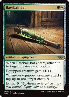 Magic: The Gathering - Duskmourn: House of Horror - Baseball Bat - Foil