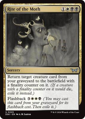 Magic: The Gathering - Duskmourn: House of Horror - Rite of the Moth - Foil