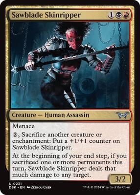 Magic: The Gathering - Duskmourn: House of Horror - Sawblade Skinripper - Normal
