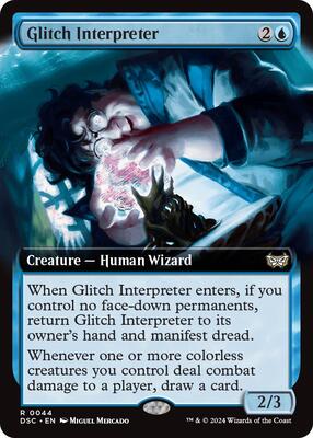 Magic: The Gathering - Commander: Duskmourn: House of Horror - Glitch Interpreter (Extended Art) - Normal