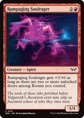 Magic: The Gathering - Duskmourn: House of Horror - Rampaging Soulrager - Normal