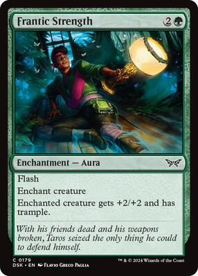 Magic: The Gathering - Duskmourn: House of Horror - Frantic Strength - Normal