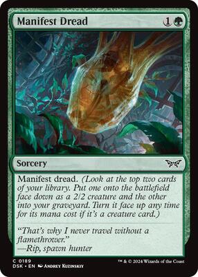 Magic: The Gathering - Duskmourn: House of Horror - Manifest Dread - Normal