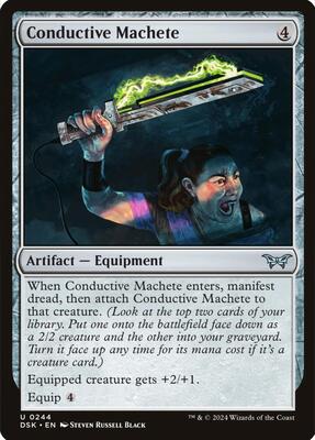 Magic: The Gathering - Duskmourn: House of Horror - Conductive Machete - Normal