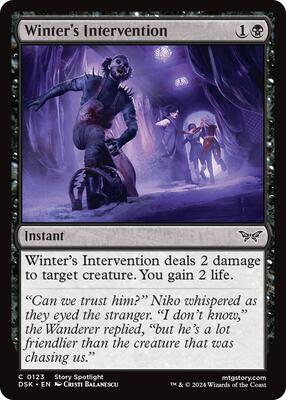 Magic: The Gathering - Duskmourn: House of Horror - Winter's Intervention - Foil