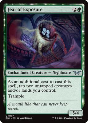 Magic: The Gathering - Duskmourn: House of Horror - Fear of Exposure - Normal