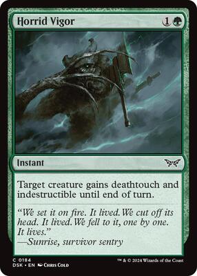 Magic: The Gathering - Duskmourn: House of Horror - Horrid Vigor - Normal