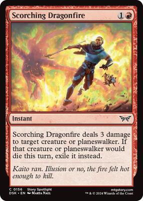 Magic: The Gathering - Duskmourn: House of Horror - Scorching Dragonfire - Foil