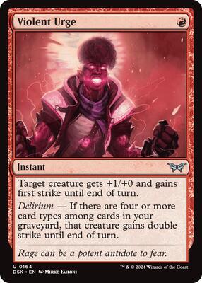 Magic: The Gathering - Duskmourn: House of Horror - Violent Urge - Normal