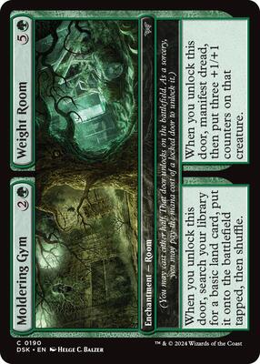Magic: The Gathering - Duskmourn: House of Horror - Moldering Gym // Weight Room - Foil