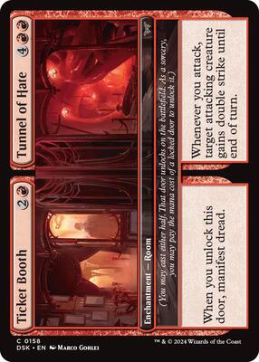 Magic: The Gathering - Duskmourn: House of Horror - Ticket Booth // Tunnel of Hate - Foil