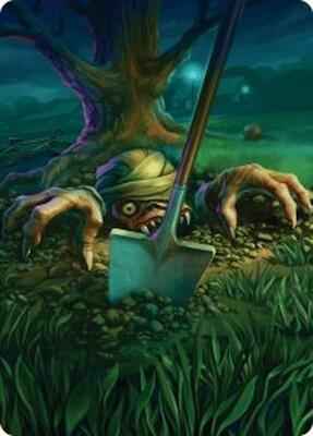Magic: The Gathering - Art Series: Duskmourn: House of Horror - Exhume Art Card - 52 - Normal