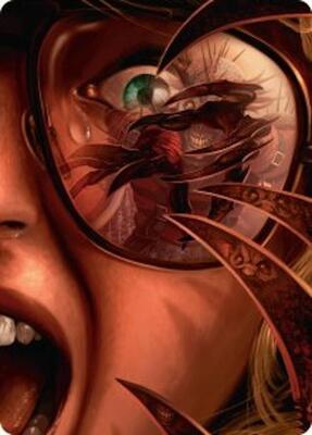 Magic: The Gathering - Art Series: Duskmourn: House of Horror - Razorkin Needlehead Art Card - Normal