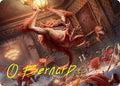 Magic: The Gathering - Art Series: Duskmourn: House of Horror - Midnight Mayhem Art Card (Gold-Stamped Signature) - Normal