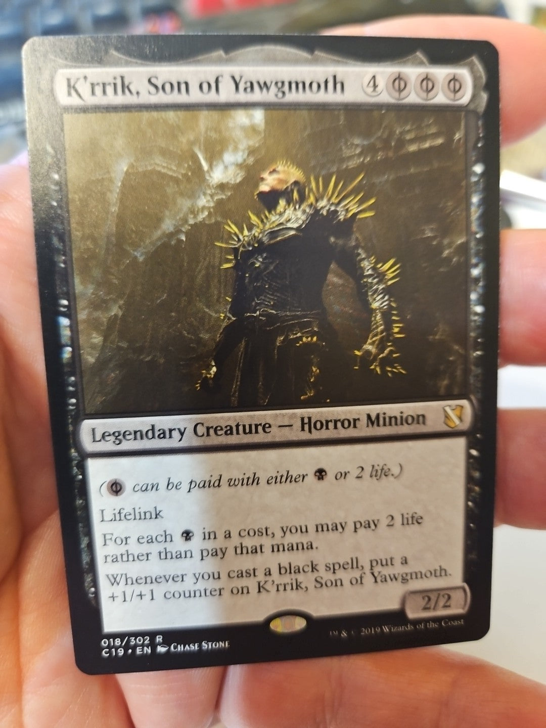 MTG - Commander 2019 - K'rrik, Son of Yawgmoth - NM - NF