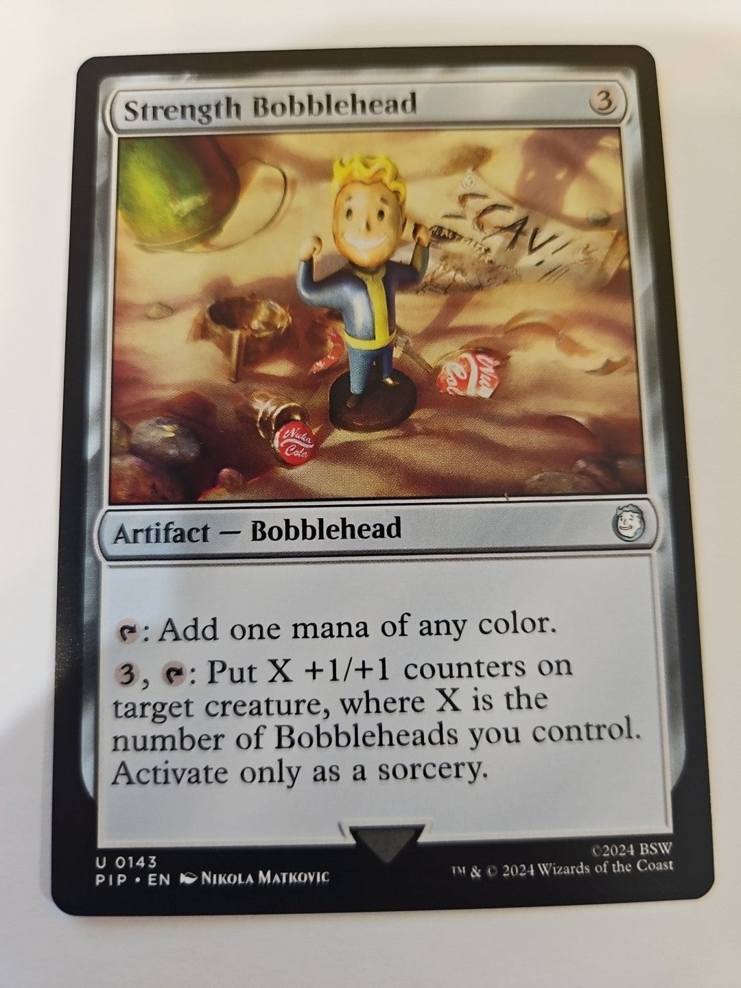 MTG - Universes Beyond: Fallout - Strength Bobblehead - NM - NF