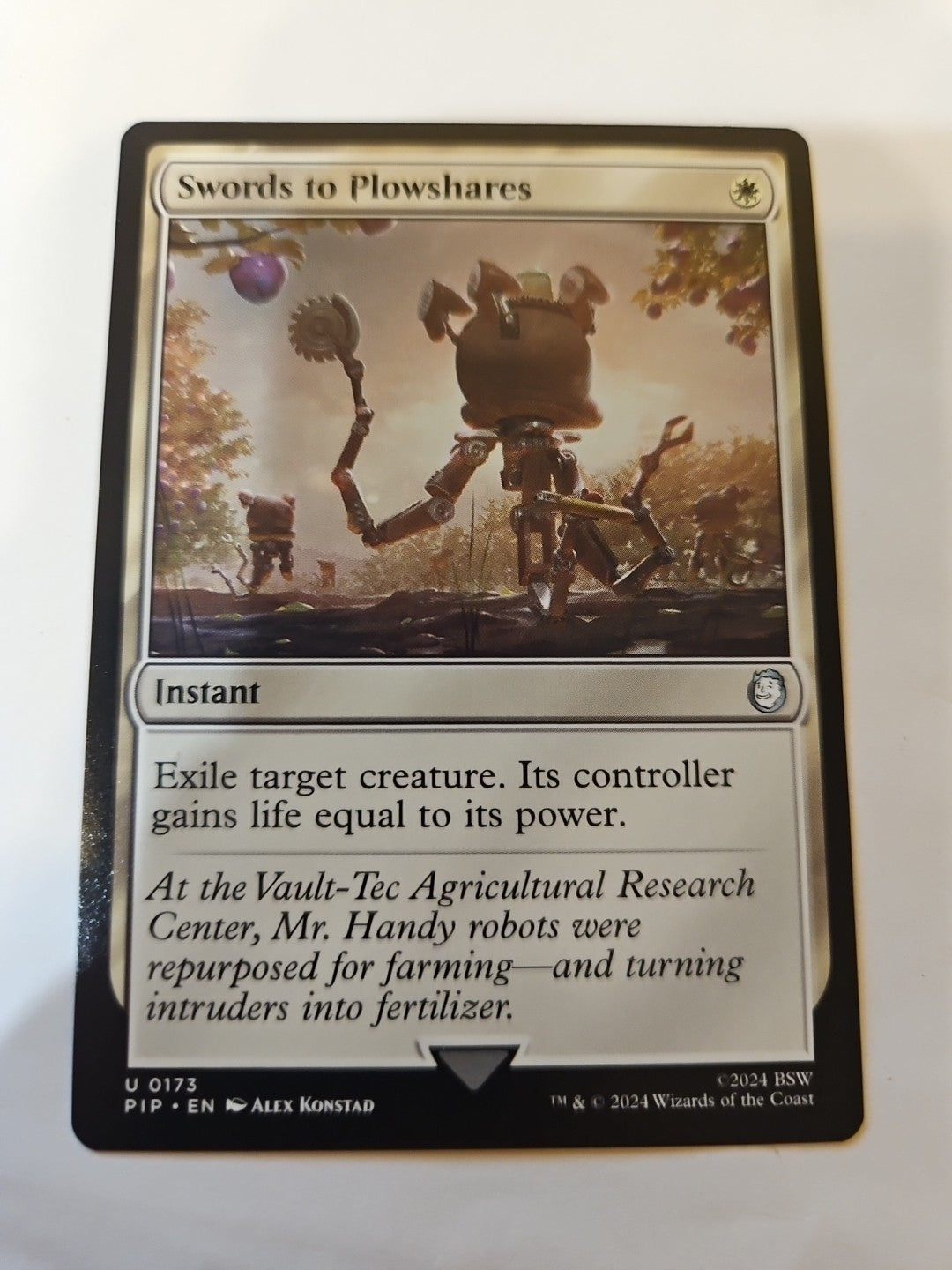 MTG - Universes Beyond: Fallout - Swords to Plowshares - NM - NF