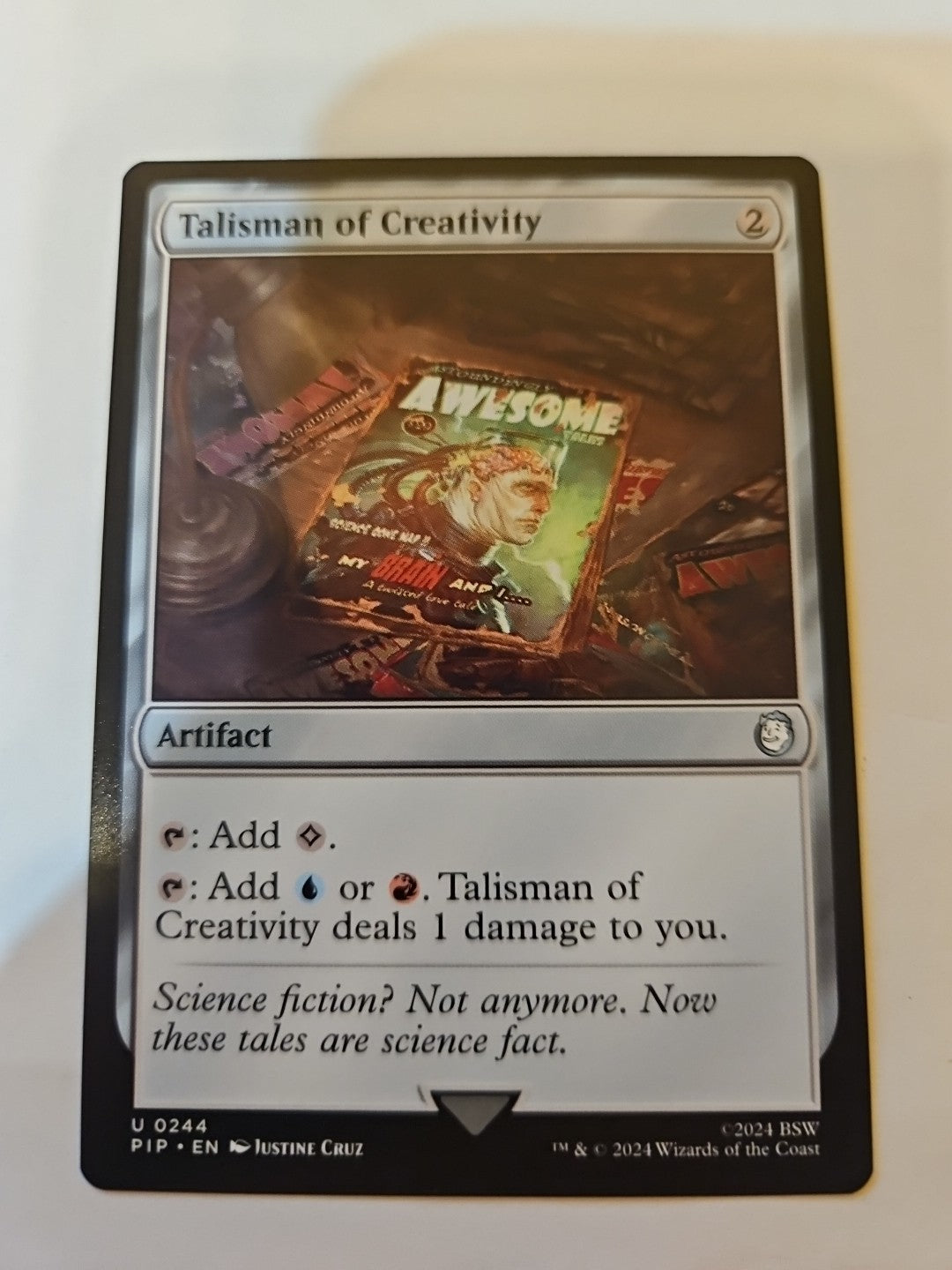 MTG - Universes Beyond: Fallout - Talisman of Creativity - NM - NF
