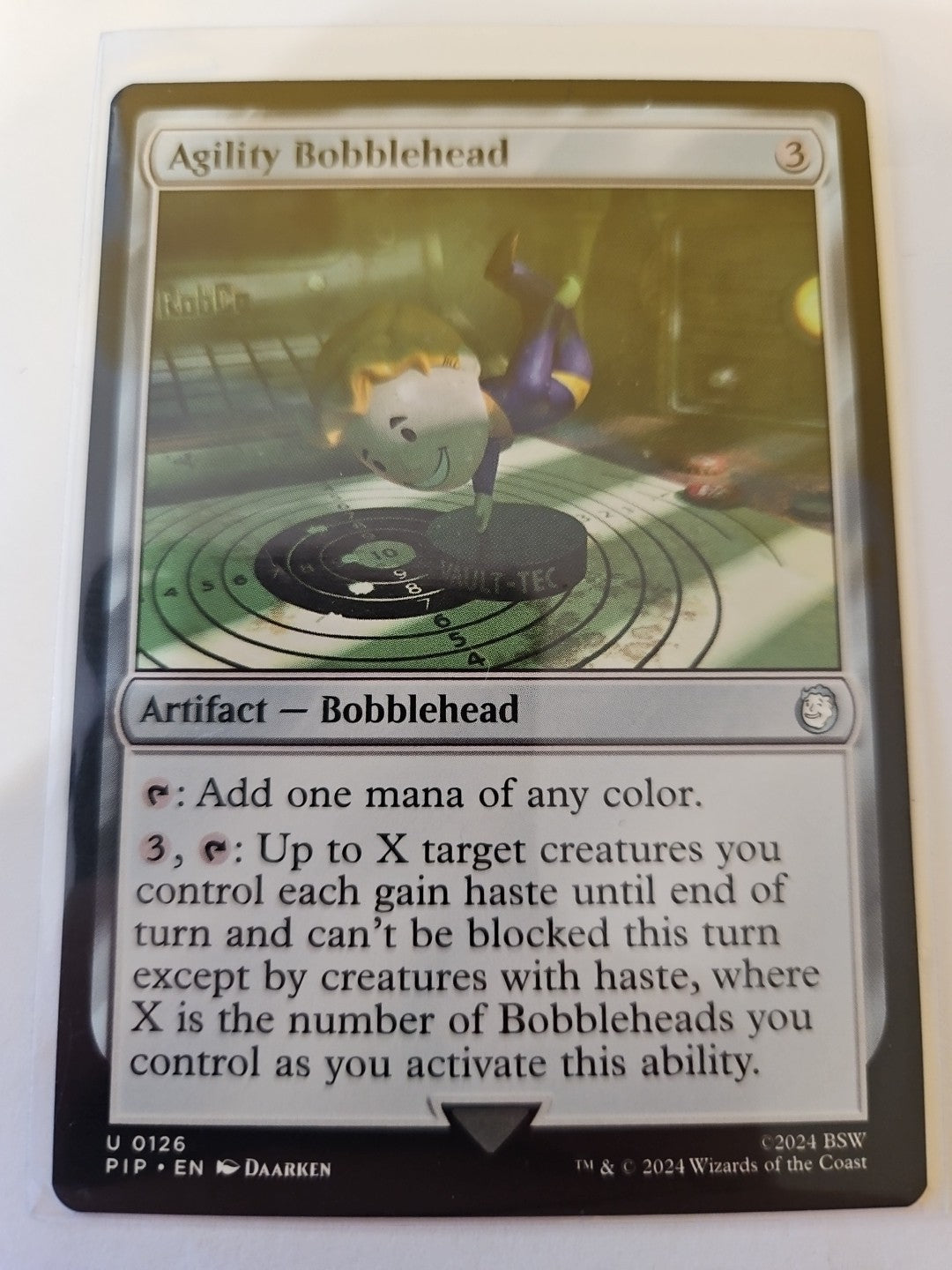 MTG - Universes Beyond: Fallout - Agility Bobblehead - NM - NF