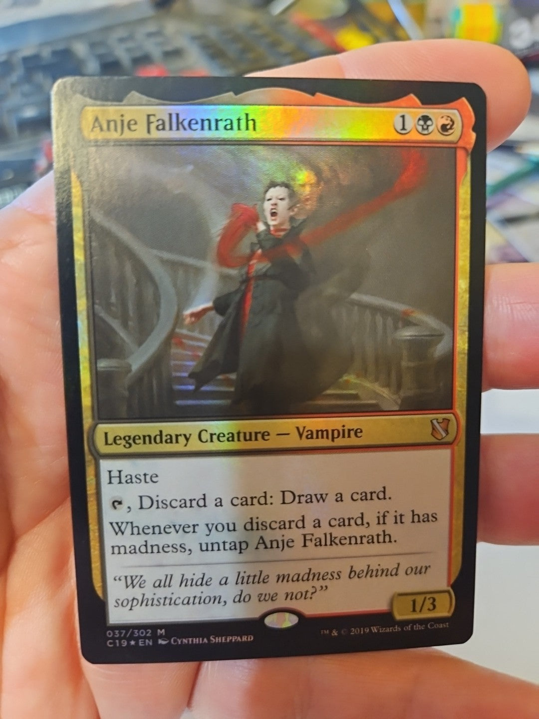 MTG - Commander 2019 - Anje Falkenrath - LP - Foil