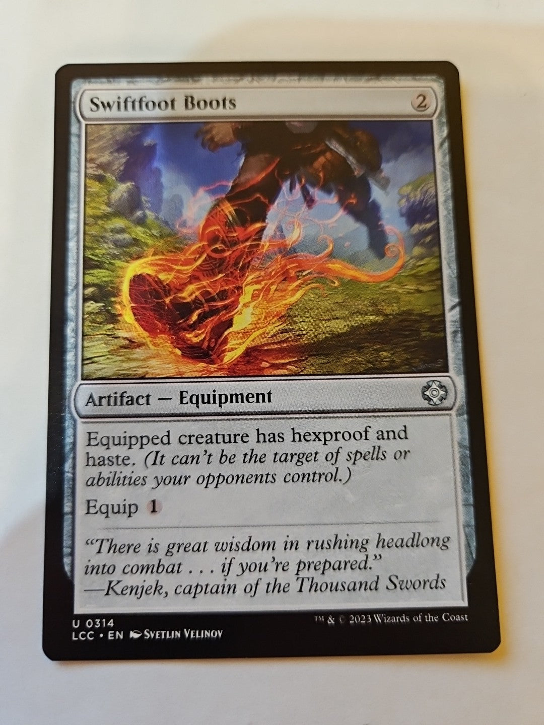 MTG - The Lost Caverns of Ixalan - Swiftfoot Boots - NM - NF