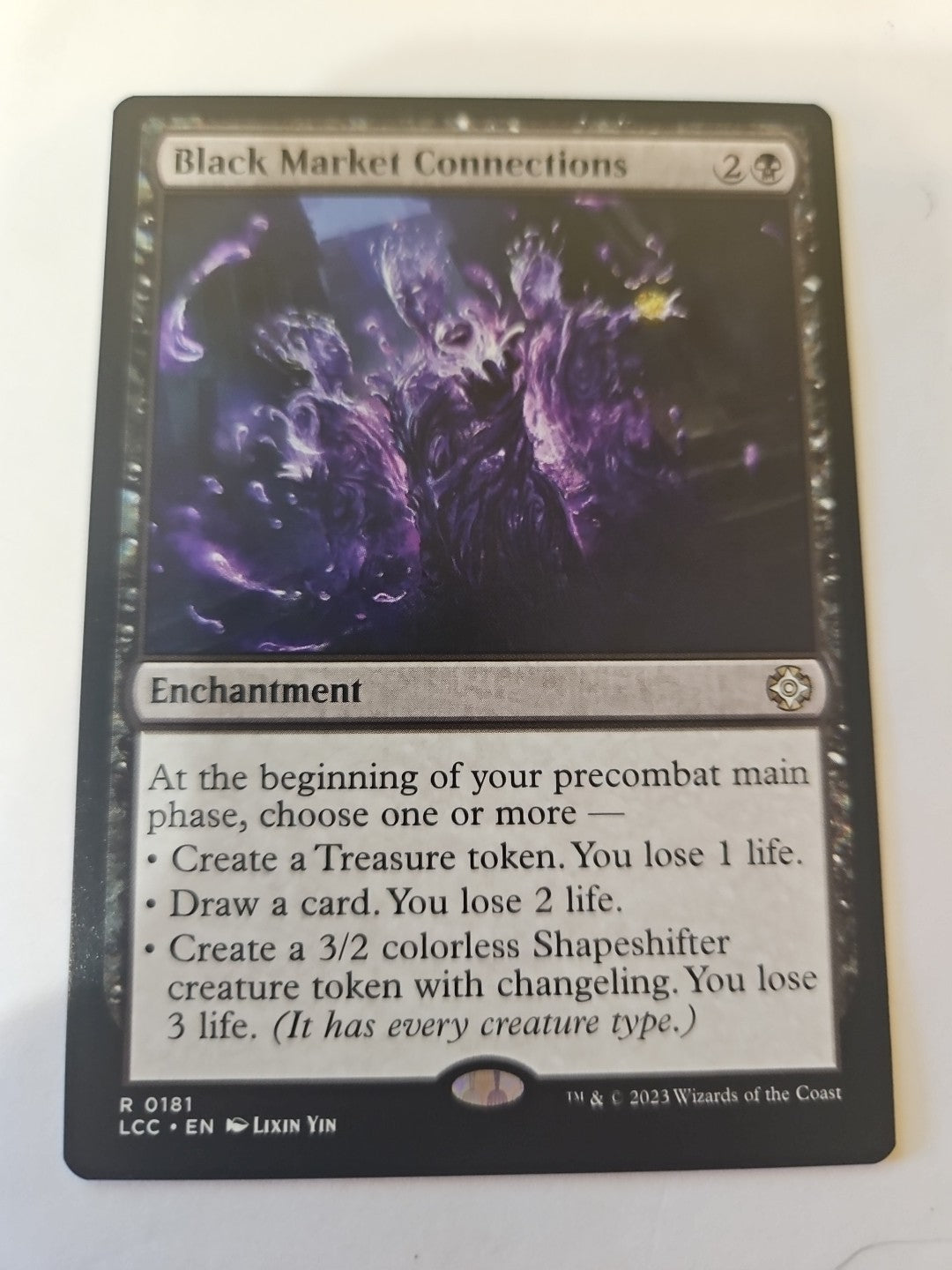 MTG - The Lost Caverns of Ixalan - Black Market Connections - NM - NF