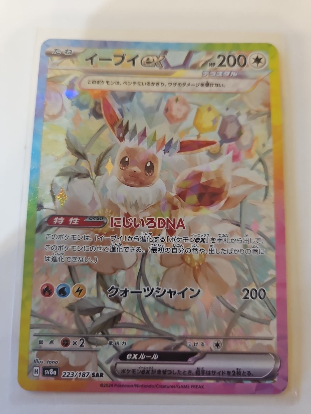 Pokemon - Terastal Festival  - Eevee ex (Japanese) - 223/187 - Special Art Rare - Anime Card Craze