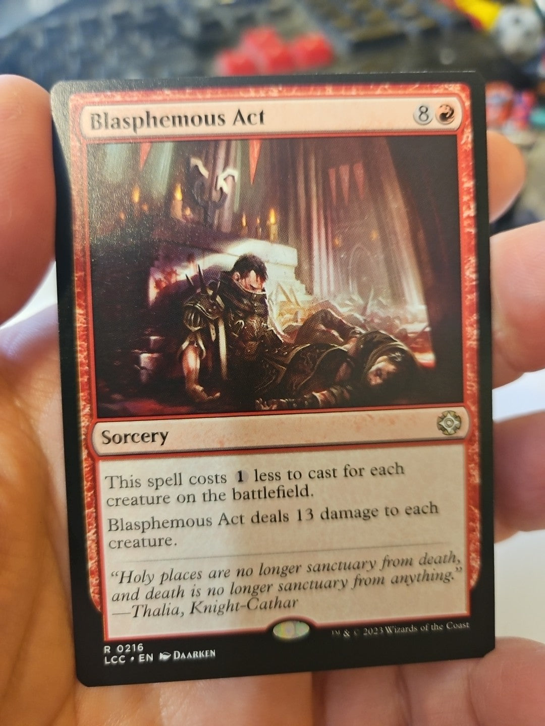 MTG - The Lost Caverns of Ixalan - Blasphemous Act - NM - NF